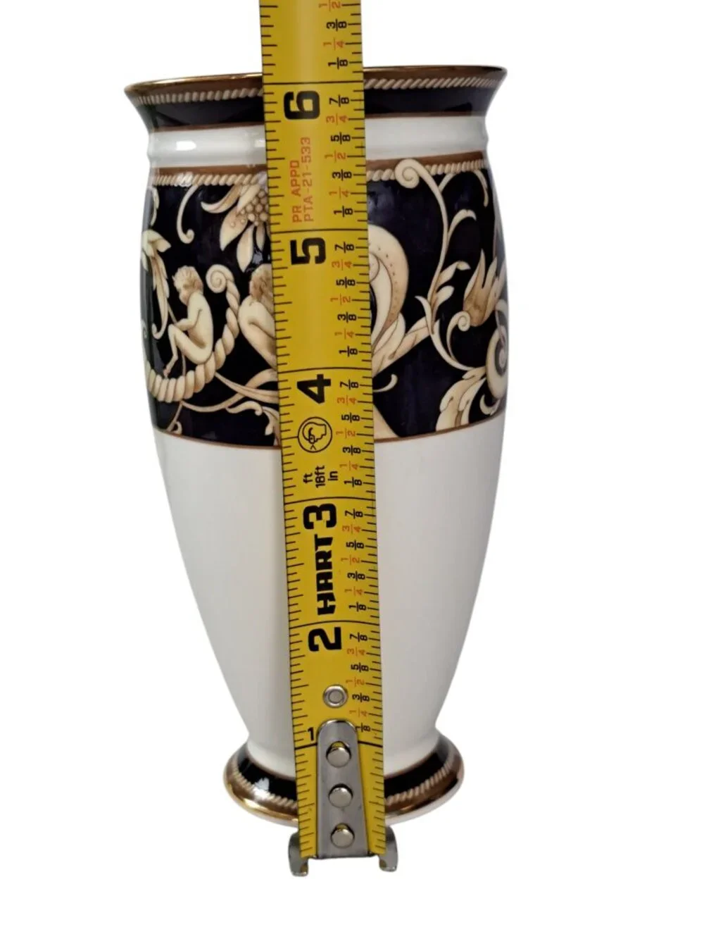 Wedgwood Cornucopia Elizabethan Vase Art Pottery 6